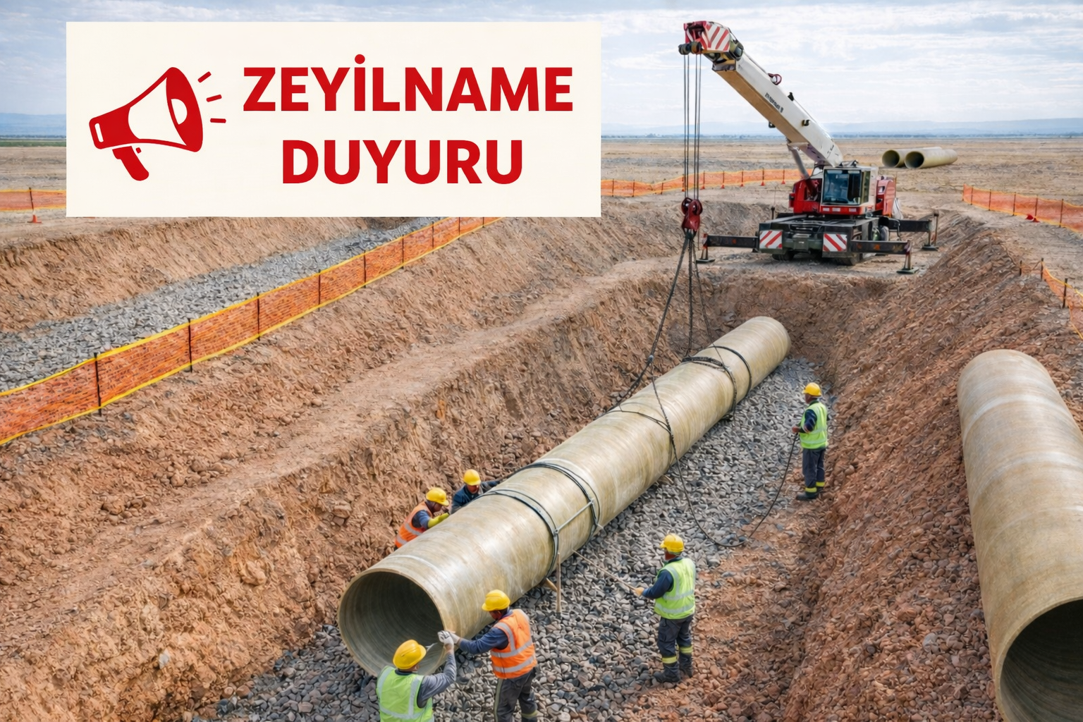 Sarayönü OSB 1. Etap Altyapı Yapım İşi İhalesi 1 Nolu Zeyilname İlanı